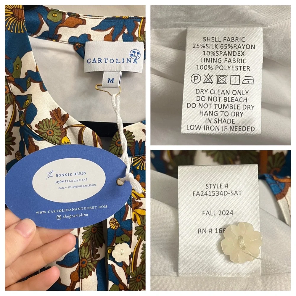 Floral Print Mini Dress - Picture 11 of 12